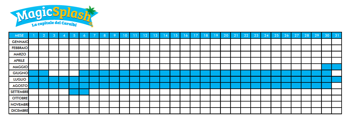 calendario aperture magicsplash 2026
