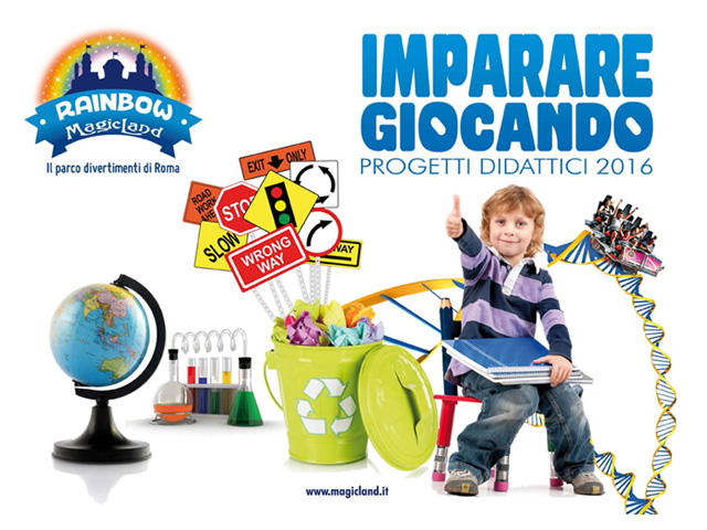 parco giochi rainbow-magicland-valmontone-school-day