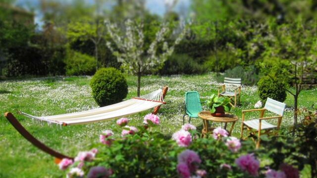 Giardino B&B Tobia Cave (Roma)